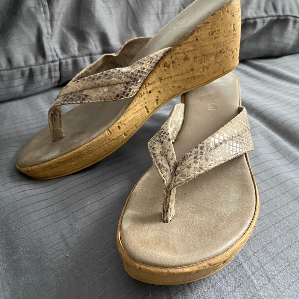 Snakeskin sandals